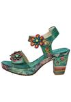 Кожаные сандалии Laura Vita, зеленый - фото 2