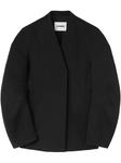 Шерстяной пиджак Jil Sander, черный - фото