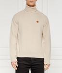 Свитер из шерсти Kenzo BOKE FLOWER Comfort fit, бежевый - фото