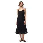 Платье Pieces Vilde sleeveless long, черный - фото