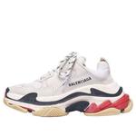Кроссовки triple s 'white black red' 2019 Balenciaga, белый - фото