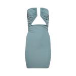 Платье Rick Owens Jersey Prong Mini Dress, Mouthwash - фото