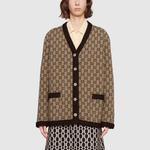 Трикотаж женский коричневый Gucci - фото 2