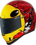 Шлем Icon airform brozak mips, Red/Yellow - фото