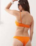 Плавки бразильского бикини оранжевого цвета для будних дней - фото 3