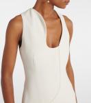 Асимметричное платье миди Ferragamo, Mascarpone - фото 4