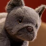 Плюшевая кукла щенка бульдога AOLETU - фото 6