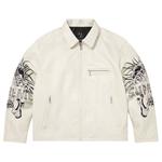 Куртка Supreme x Y’s Leather Jacket, White - фото