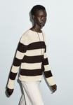 Джемпер Massimo Dutti STRIPED LONG SLEEVE, Beige - фото