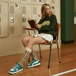 Кроссовки PEAK Skateboarding Shoes Women's Low-top Peace Green - фото 7