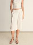 Свободные плиссированные брюки MANGO CAMBERRA, Natural White - фото 4