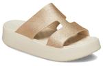 Сандалии getaway platform h-strap sandals 'white brown' Crocs, белый - фото 2