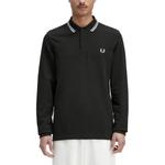 Длинный рукав Поло FRED PERRY, черный - фото 6