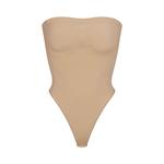 Боди-стринги без бретелек SKIMS, цвет clay - фото 6