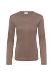 Топ Kaffe Long sleeved top, Deep Taupe/Brown - фото 5
