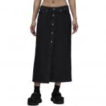 Джинсовое платье женское черное Nike - фото