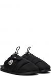 Черные тапочки «Mon Pocket» Moncler - фото 4