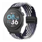 Penc Iwatch Часы Strap COROS Compatibility Nylon Material 42mm, [Upgraded Version-Magnetic Buckle-Braided Loop] Rainbow color - фото 5