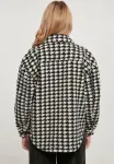 Флисовая куртка aop Urban Classics, Blackhoundstooth - фото 2