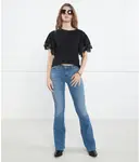 Футболка Regular fit Twin-Set, черный - фото 2