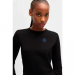 Лонгслив HUGO BLUE Daliria 10258980, черный - фото 4