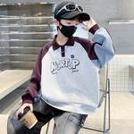 Детский свитшот с воротником-поло EASTERN CAMEL, фиолетовый - фото 10