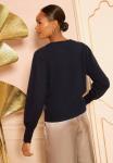 Джемпер Love & Roses Jumper, Navy Blue Embellished/Blue - фото 2