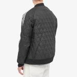 Куртка Adidas Originals Adicolor Quilted SST Jacket 'Black', черный - фото 4