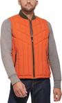 Мужской стеганый жилет Levi's с контрастной отделкой, Orange - фото