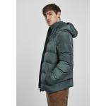 Куртка Urban Classics Hooded Puffer, зеленый - фото 2