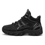 Кроссовки WARRIOR Chunky Sneakers Men Mid-top Black, черный - фото