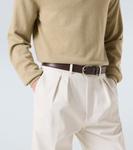 Кожаный ремень George Cleverley, коричневый - фото 2