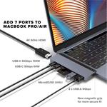 Док-станция HYPER HyperDrive DUO 7-in-2 USB Type-C Hub for Select HD28C-GRAY - фото 3