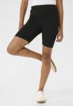 Шорты MATILDA PLAIN BIKER Cream, черный - фото
