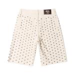 Шорты Stussy x Wales Bonner Studded Short, Ivory - фото 2