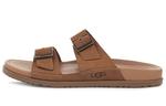 Шлепанцы UGG Wainscott Buckle Slide 'Chestnut' - фото 2
