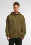 Толстовка Brandit Zip-up sweatshirt, Olive - фото