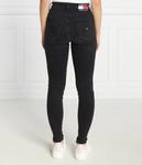 Джинсы женские Tommy Jeans Сильвия скинни рваные, черный - фото 4