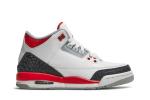 Кроссовки Air Jordan 3 Retro GS 'Fire Red' 2013, белый - фото