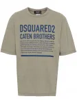 Футболка с логотипом DSQUARED2, зеленый - фото