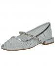 Балетки с ремешком Alma En Pena, Silver - фото
