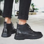 Мужские черные ботинки Martin Boots Romon - фото 8