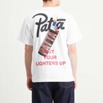 Футболка с зажигалками Patta, белый - фото 3