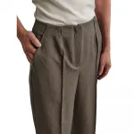 Брюки Yas Reemaj high waist, серый - фото 4