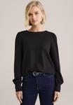 Топ WE Fashion Long sleeved top, Black - фото