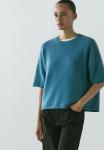 Футболка Massimo Dutti SWEATER, Blue - фото 3