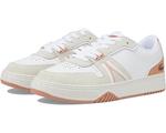 Кроссовки Lacoste L001 124 2 SMA, цвет White/Light Brown - фото