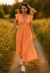 Платье Reichstadt Maxi dress, Orange - фото 6