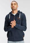 Толстовка с капюшоном на молнии AJC, темно-синий - фото 2