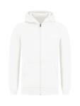 Smilodox Белый худи на молнии - фото